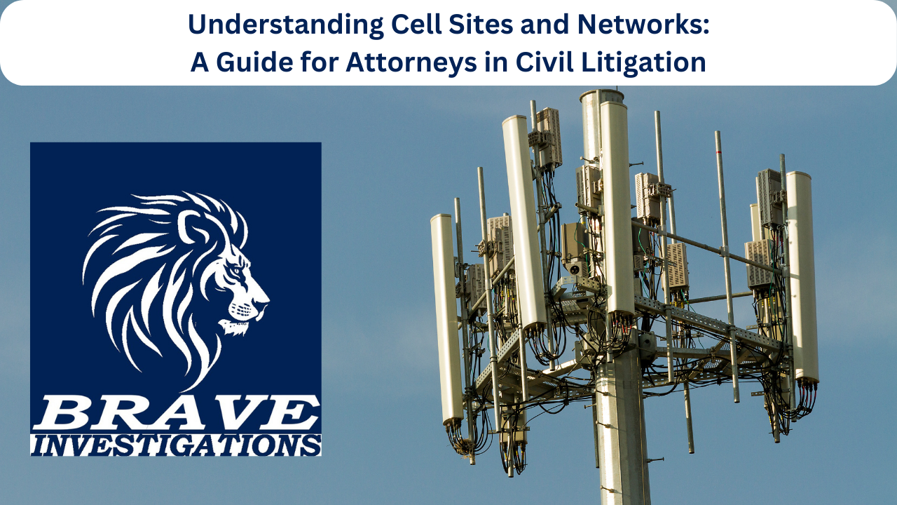 Cell sites and networks, cell phone record analysis, civil litigation, commercial vehicle crash, personal injury
